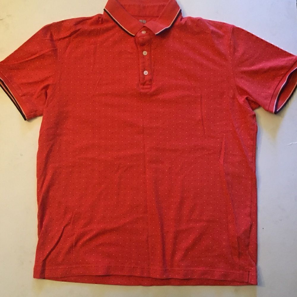UNIQLO Polka Dot Polo 